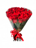 Букет из красных роз «Масса красных роз»